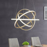 Finesse Decor Oxford LED Adjustable Chandelier Sandy Gold