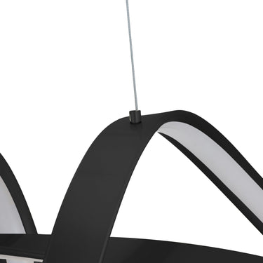 Finesse Decor Bucharest LED Chandelier Black