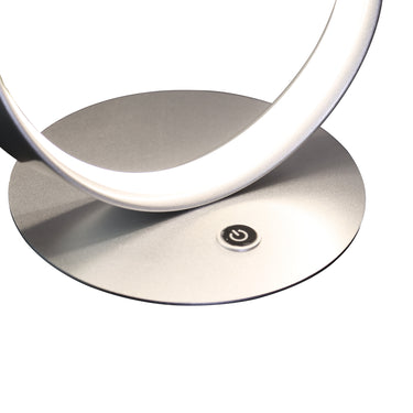 Finesse Decor Amsterdam LED with Touch Dimmer Table Lamp Silver