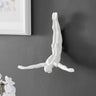 Finesse Decor Diver Wall Decor Sculpture //11" Matte White