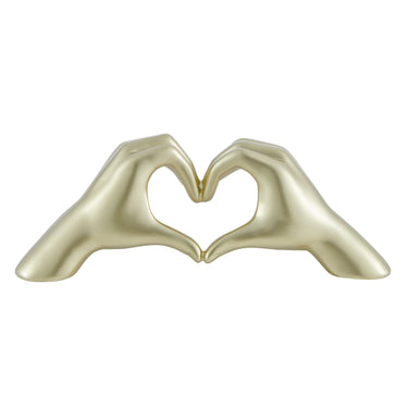 Finesse Decor Heart Hands Champagne Gold