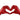 Finesse Decor Heart Hands - Metallic Red 