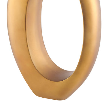 Finesse Decor Trombone Vase Large Matte Bronze