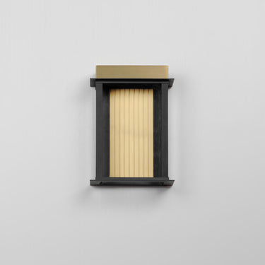 Maxim Lighting Rincon Small LED Outdoor Sconce Black/Gold