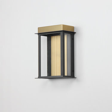 Maxim Lighting Rincon Small LED Outdoor Sconce Black/Gold
