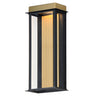 Maxim Lighting Rincon Large LED Outdoor Sconce Black/Gold