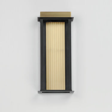 Maxim Lighting Rincon Large LED Outdoor Sconce Black/Gold