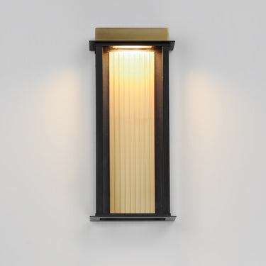 Maxim Lighting Rincon Large LED Outdoor Sconce Black/Gold