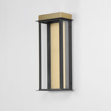 Maxim Lighting Rincon Large LED Outdoor Sconce Black/Gold
