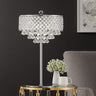 Finesse Decor Grand 6 LED Light Table Lamp Chrome