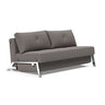 Cubed Queen convertible sleeper sofa with modern minimalist design by Innovation 521 Grey