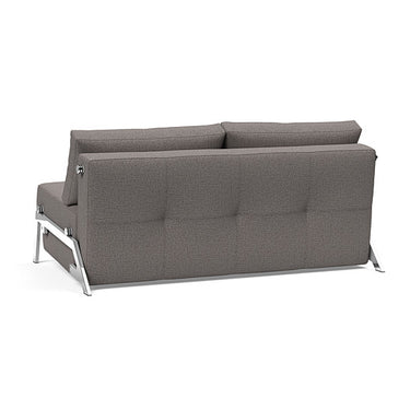 Stylish mixed dance grey convertible sleeper sofa in queen size for living rooms