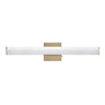 Maxim Lighting Rail 24" LED Bath Vanity 5CCT Natural Aged Brass