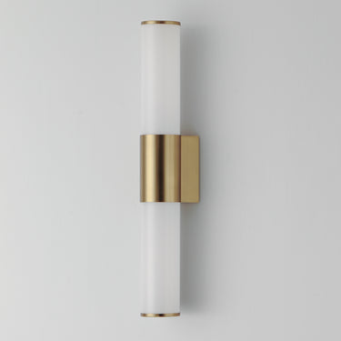 Maxim Lighting Tubo 18" LED Bath Vanity Natural Aged Brass
