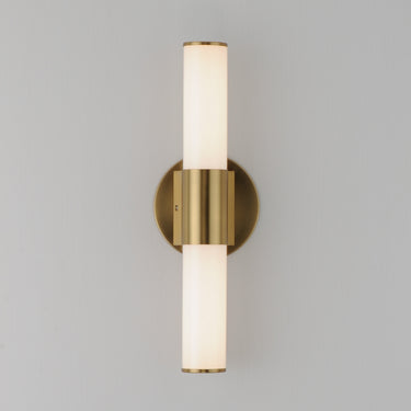 Maxim Lighting Tubo 18" LED Bath Vanity Natural Aged Brass