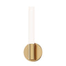 Maxim Lighting Tubi 14" 5CCT LED Wall Sconce Natural Aged Brass