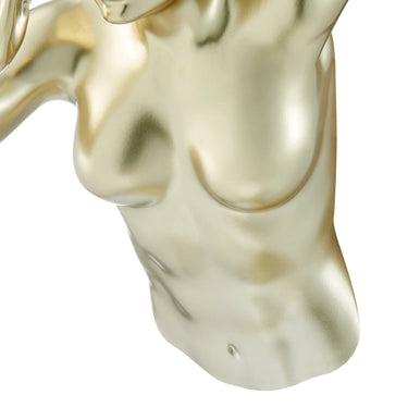 Finesse Decor Gold Wall Runner 13" Woman Sculpture