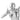 Finesse Decor Runner Woman 13" Wall Sculpture - Chrome 