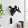 Finesse Decor Runner Man 20" Wall Sculpture Black