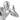 Finesse Decor Runner Man 20" Wall Sculpture - Chrome 