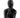 Finesse Decor Antoinette Doll Sculpture - Matte Black 