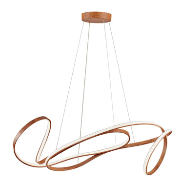 Finesse Decor Moscow LED Chandelier Light Wood