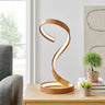 Finesse Decor Hamburg Light Wood Table Lamp LED Strip & Dimmable Switch