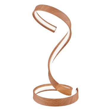Finesse Decor Hamburg Light Wood Table Lamp LED Strip & Dimmable Switch