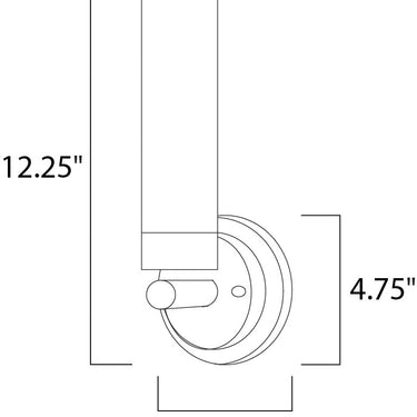 Maxim Lighting Cilandro Wall Sconce Satin Nickel