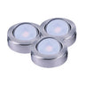Maxim Lighting CounterMax MX-LD-AC LED Puck 2700K (3/PK) Satin Nickel