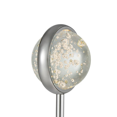 Finesse Decor Bubbling Glow Table Lamp Chrome