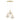 Finesse Decor Hollywood Circle 3 Light Pendant - Gold 