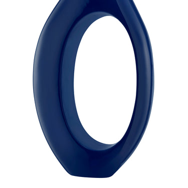 Finesse Decor Trombone Vase Large Navy Blue
