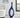 Finesse Decor Trombone Vase - Large Navy Blue 