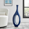 Finesse Decor Trombone Vase Large Navy Blue