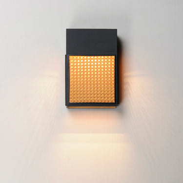 Maxim Lighting Lattice 12" LED Outdoor Sconce Dark Sky Black