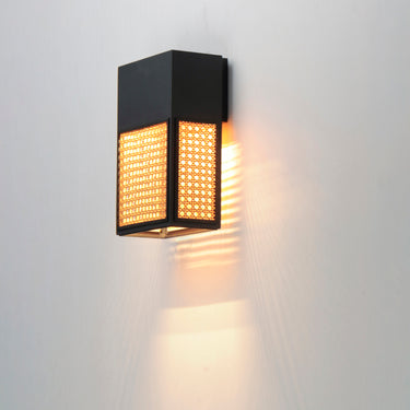 Maxim Lighting Lattice 12" LED Outdoor Sconce Dark Sky Black