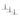 Finesse Decor Set of Three Large Wall Divers - Semi Chrome 