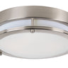 Maxim Lighting Linear LED Surface Mount with  EM Back Up Satin Nickel