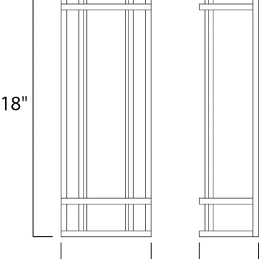 Maxim Lighting Moon Ray 18" LED Outdoor Wall Sconce Satin Nickel