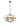 Finesse Decor Opia Vintage 8 Light Chandelier - Gold and Black 