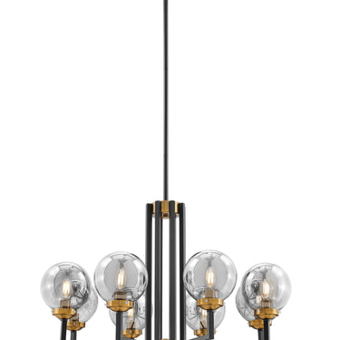Finesse Decor Monachopsis Large Chandelier Gold and Black