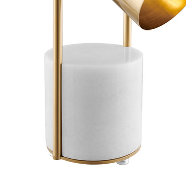 Finesse Decor Chrysalism Gold and Marble Table Lamp
