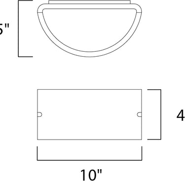 Maxim Lighting Zenith LED Wall Sconce Architectural Bronze