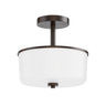 Maxim Lighting Fuller 2-Light Semi Flush/Pendant Convertible Oil Rubbed Bronze