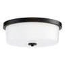Maxim Lighting Fuller 3-Light Flush Mount Black
