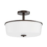 Maxim Lighting Fuller 3-Light Semi Flush/Pendant Convertible Oil Rubbed Bronze