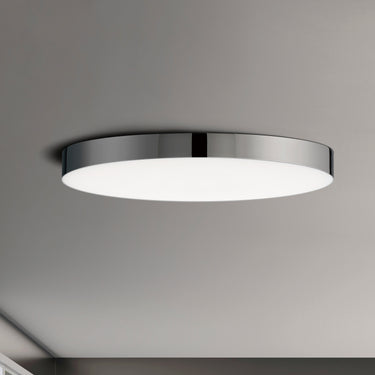 Maxim Lighting Trim 11" RD LED Flush Mount 3000K Polished Chrome