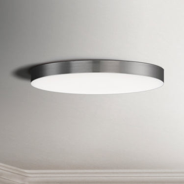Maxim Lighting Trim 11" RD LED Flush Mount 3000K Satin Nickel