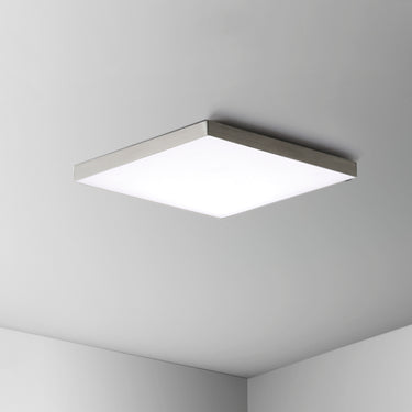 Maxim Lighting Trim 10.5" SQ LED Flush Mount 3000K Satin Nickel